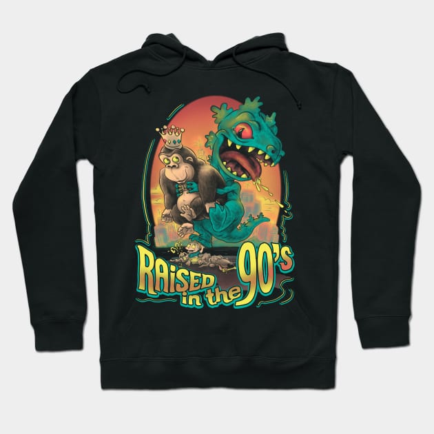 Raised in the 90s Hoodie by WeaselPop